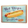 Tin Sign Kitchen Hot dogs