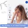 5 Pairs Silicone Screw-in Nose Pads, Soft Anti-Slip Eyeglass Nose