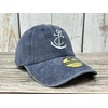 Enodtter Embroidered Baseball Caps for Men and Women, Anchor (Washed