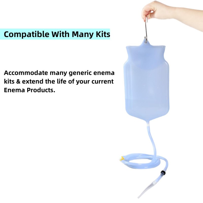 Enema Kit Replacement Part Silicone Enema Hose Colon Cleansing Accessories