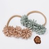 Huuflyty 6pcs Baby Girl Flower Headbands, Super Soft & Stretchy