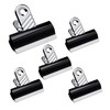 Pack of 5 x 70mm Jumbo Bulldog Letter Clips Grip