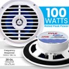 Pyle 5.25 Inch Dual Marine Speakers - 2 Way Waterproof
