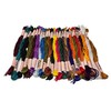 Pack of 25 Multi Colours Oasis Large Silk Skeins Threads