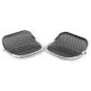 Unbranded 2PCS Tri-Line Speaker Grills Cover Trim For Harley Road