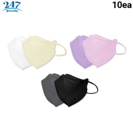 247 Mask Color 2D K94 10ea, Size#$%Color:M-Cosmic Gray