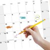 Wall Calendar 2026 Planner Calendar - Fashionable Fun Dachshund Hangable