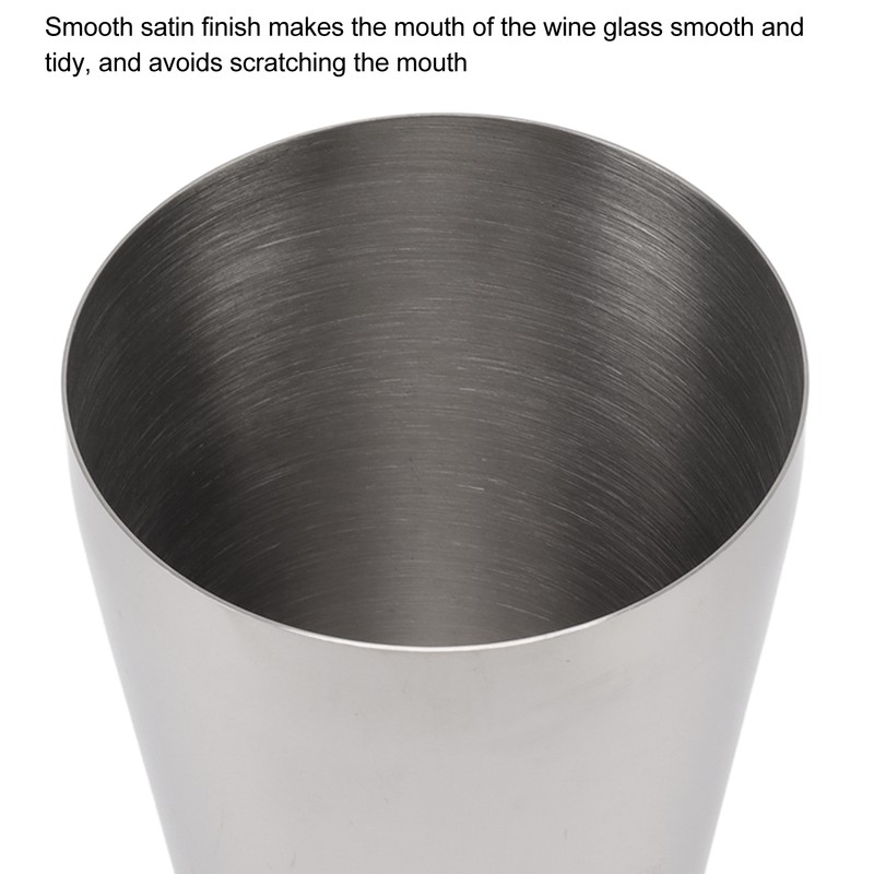 Stainless Steel Drink Shaker French Style 2 Section Martini Mixer