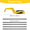 Compact Hacksaw Set Consisting of 1 Aluminum Alloy Hacksaw Frame