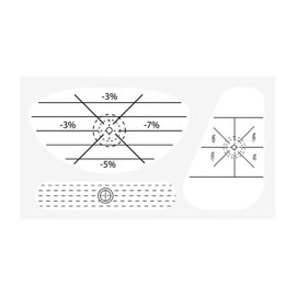 Golf Shot Marker 120 Shot Golf Practice Seal Shot Sensor Driver Iron Seal Shot Sensor Golf Practice Supplies (40 Each for Driver, Iron, Putter)