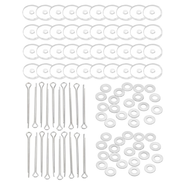 PATIKIL 10mm Doll Joints, 20 Set Removable Cotter Pin Joints