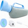 Portable Urinals for Men, 40 fl oz, Soft Silicone Opening