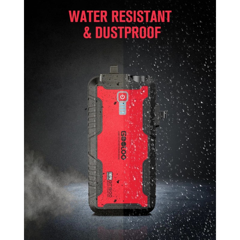 GOOLOO Jump Starter Battery Pack - 1500A Peak Car Jump