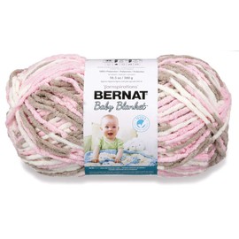 Bernat Baby Blanket Big Ball Yarn (04421) Little Petunias