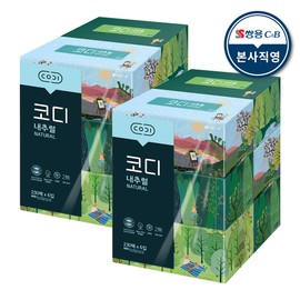 Cody Natural 230 sheets x6 2 packs / 코디 내추럴 230매 x6 2팩