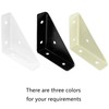 8 PCS Triangle Corner Brackets for Furniture Fastening and Connection