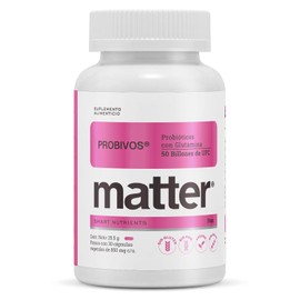 MATTER SMART NUTRIENTS - Probivos Fem, Probiticos y Probiticos para Mujer con Glutamina, 50 Billones UFC, Cpsulas Veganas - 30 Cpsulas                