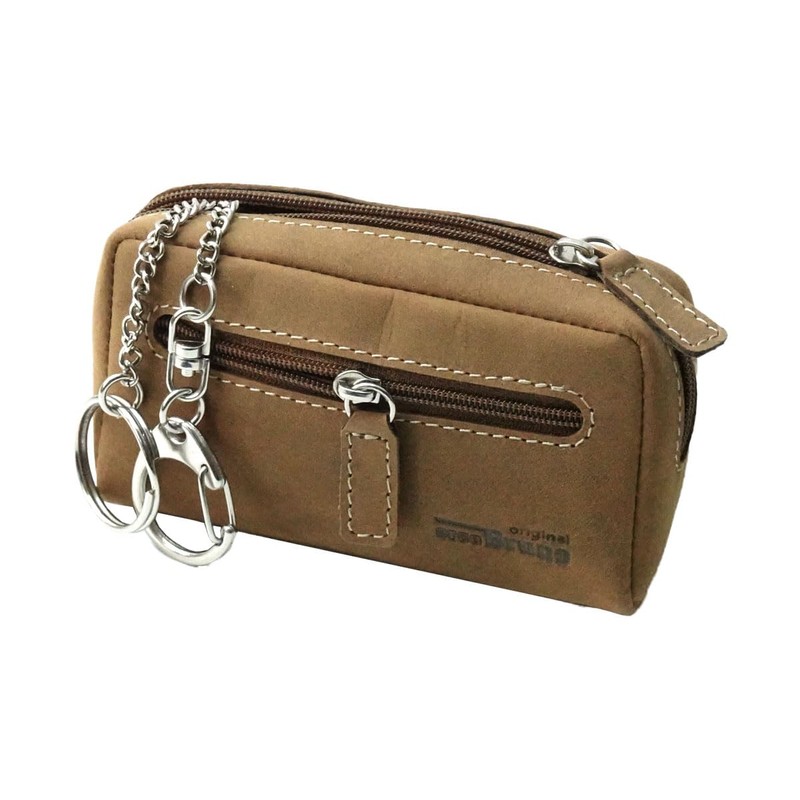 343 Key Pouch, Vintage Natural Brown
