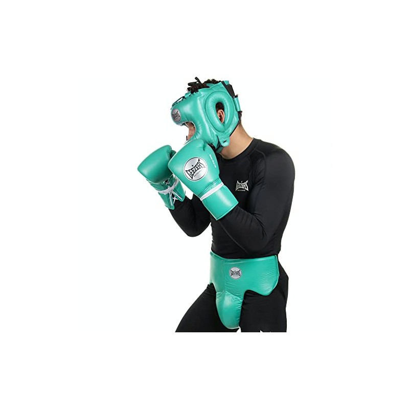 Geezers Elite Pro Bar Faced Headguard (Mint Green)