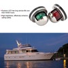 2pcs 12V Red Green LED Navigation Lights Stainless Steel Sailing