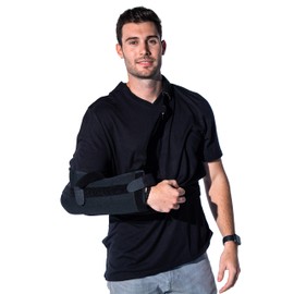 SlingShirt - The Shirt Specifically Designed for People Wearing a Sling (Right Side - XL, Black)