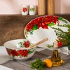 Gibson Home Decorated Porcelain 4-Piece Serving & Accessories Set, Magic