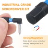 sourcing map 4pcs H7/32 SAE Hex Screwdriver Bit 1/4" Hex