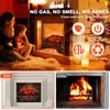Electric Fireplace Logs Inserts Heater with Infrared Remote Controller 5