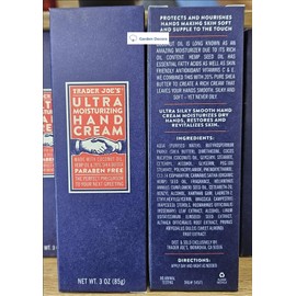 Trader Joe’s Ultra Moisturizing Hand Cream 3oz 85g (Two Boxes)