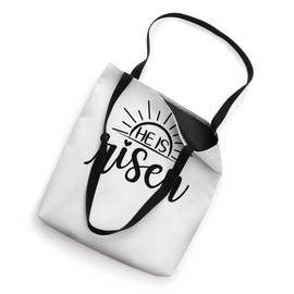 He Is Risen Sunrise Christian Easter Jesus He Is Risen Tote Bag