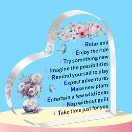 WTOPP Retirement Gift For Women Leaving Gifts Acrylic Plaque Keepsake For Colleagues Friends Retired Teachers Nurses Doctor Retirees Boss Leader Going Away Gifts