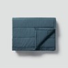 jaju [JAJU] Cotton Washed Pigment Quilted Blanket_SS_Teal Blue