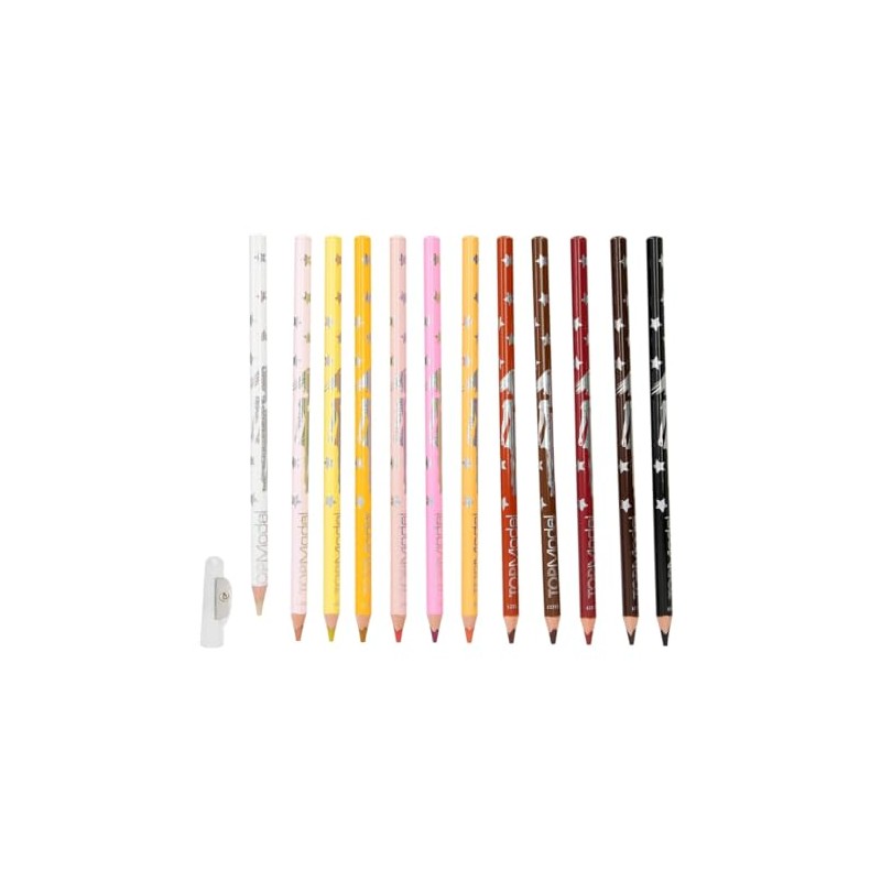 Topmodel 0412218 Colouring Pencils for Skin and Hair (12-Piece)