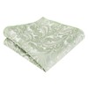 Alizeal Mens Gradient Paisley Bow Tie Pre Tied Pocket Square