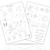 Double-Sided Printed 1.5MM Silicone Tiny Tattoo Practice Skins – Durable