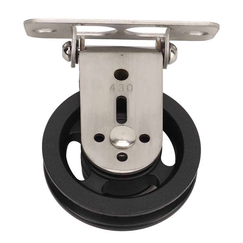 Pulley Wheel Bidirectional Rust Proof Silent Rotation Traction Wheel for