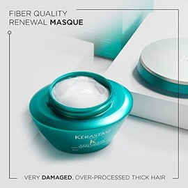 KRASTASE Masque Thrapiste  Mascarilla Fortalecedora y Reparadora  Con Glucopptidos, Derivado de la Protena de Trigo y Clulas de Plantas Autctonas...  