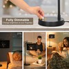 Bedside Table Lamp, Fully Dimmable Table Lamp with 2 USB