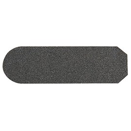 ForPro Professional Collection Recambio de archivo Pedi de acero inoxidable, grano 100, negro, almohadillas de repuesto para pedicura EZ-Strip, 1.25 W
