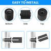 SDTC Tech 400pcs Black Pop Rivets Assortment Kit, 9 Sizes