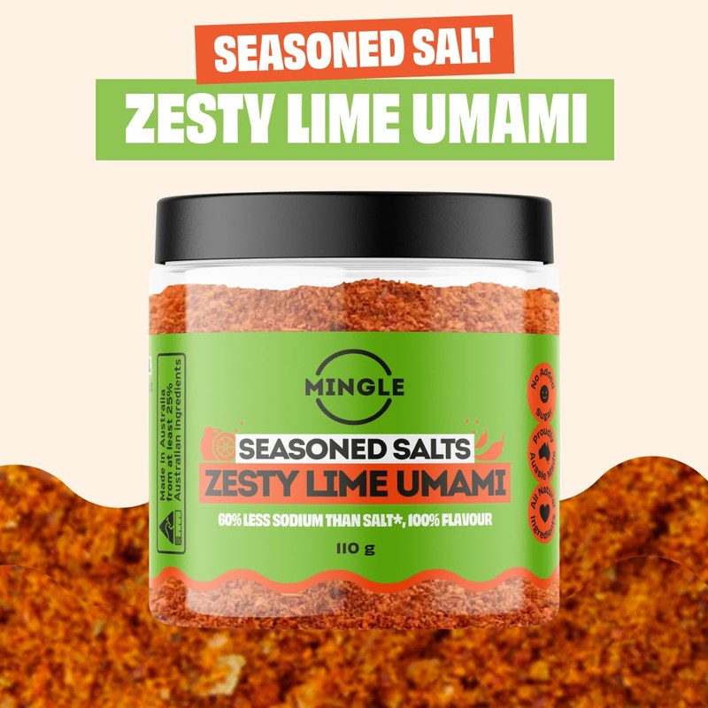 Mingle Seasoning No Nasties Seasoned Salts Chilli Lime Zesty
