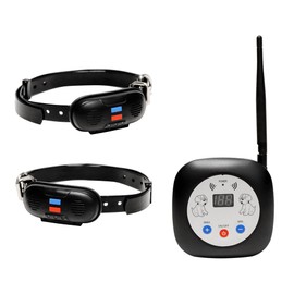 H&B Luxuries Wireless Dog Fence System with Voice Control for 2 Dogs, 600 Feet Farthest Distance Dog Training System, Waterproof Dog Wireless Fence, Suitable for Small, Medium, Large Dogs