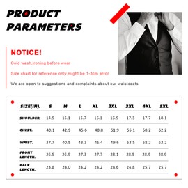 Barry.Wang Mens Leather Suit Vests Casual Western Cowboy Vest V-neck Jacket Lightweight Waistcoat