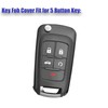 Silicone Key Fob Cover, 5 Buttons Remote Key Protector Fit