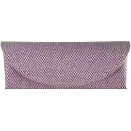Megan 2229-04 Compact Slim Semi-Hard Case Medium Fabric Purple