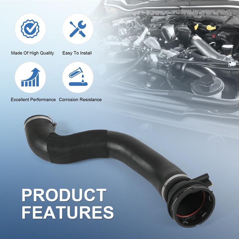 Rimamoka Turbo Intercooler Outlet Tube Compatible with 2017-2019 Ford F-250