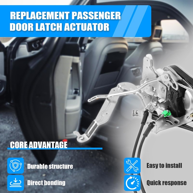 WUANGKI Door Lock Actuator | Front Right Passenger Side |