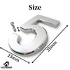COLORBIRD Door Number Sticker License Plate 3D Nameplate Sticker Stylish
