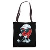 Strawberry Golfing Golfer Tote Bag