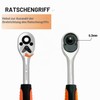 JinPhon 1/4 Inch Professional Ratchet Set, Socket Spanner Set 1/4,